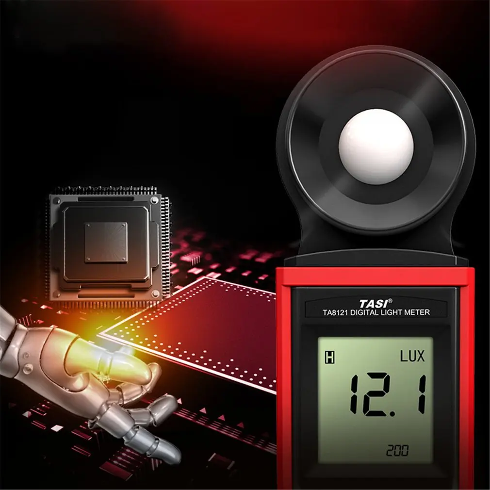 Цифровой светильник Luxmeter измеритель яркости фотометр Lux/FC тестер