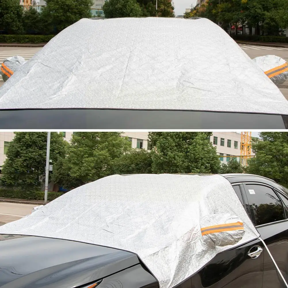 

Автомобильная Солнцезащитная Автомобильная занавеска зимний чехол для автомобиля зимняя передняя одежда ветер Автомобиль Антифриз чехол ...
