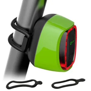 USB Bike Light Meilan X6 Smart Brake Rear Light 7 mode Headlight Flash Light Bicycle lights 900mAh Tail Lamp Cycle Accessories