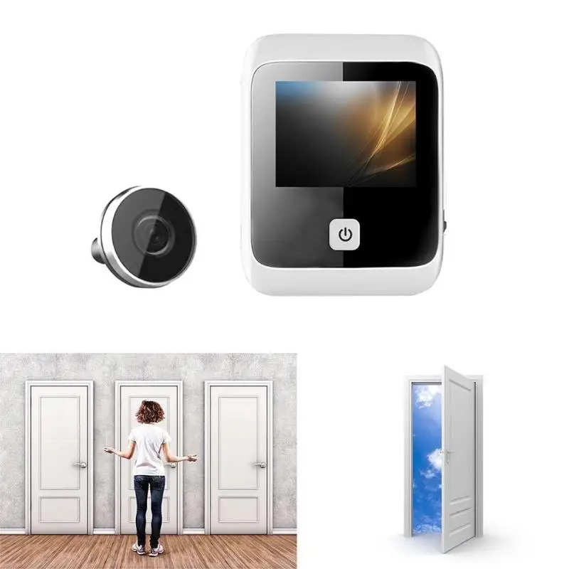 Новый 3 дюймовый цифровой ЖК глазок дверной звонок 120 градусов широкий угол HD