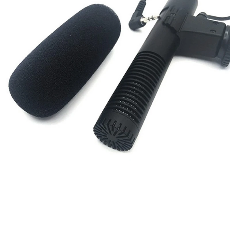 

Professional Condenser Microphone Portable 3.5mm External Stereo Microphone Mic for Canon Nikon DSLR Camera DV Camcorder