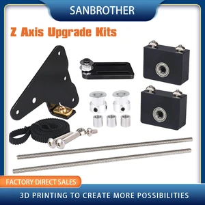 3d printer parts upgrade kit creality ender 3cr 10 dual z axis use with single stepper motor cr10 dual z tension pulley set free global shipping