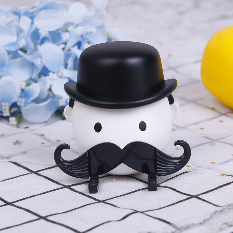 Пластиковый держатель для бритвы в форме усов стеллаж хранения ванной комнате