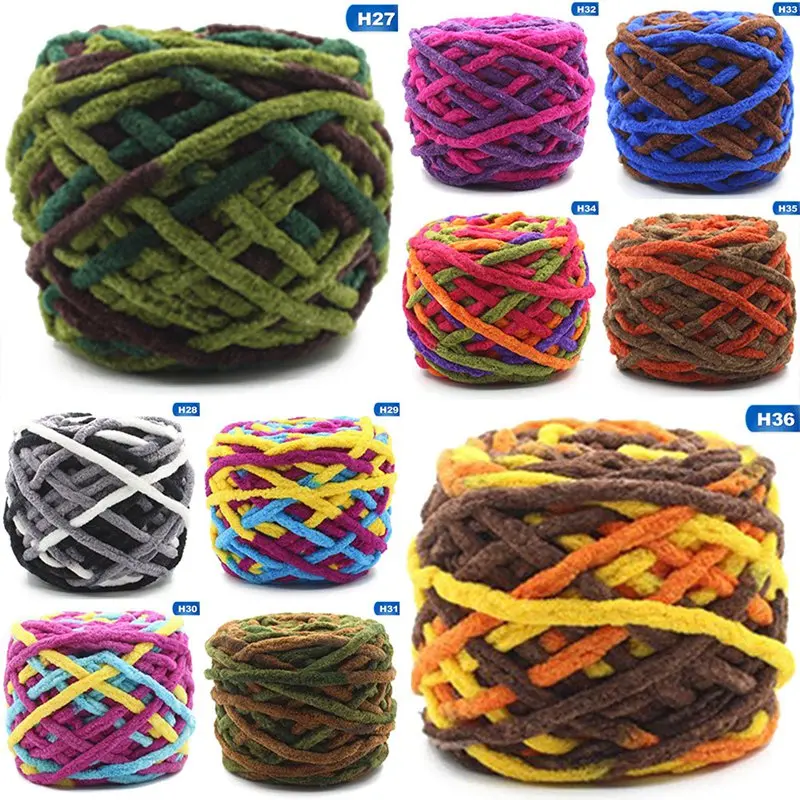 

1pc=100g 50M Icicle Polyster Hand-knitted Yarn For knitting Crochet Yarn line thread to knit handmade Scarf