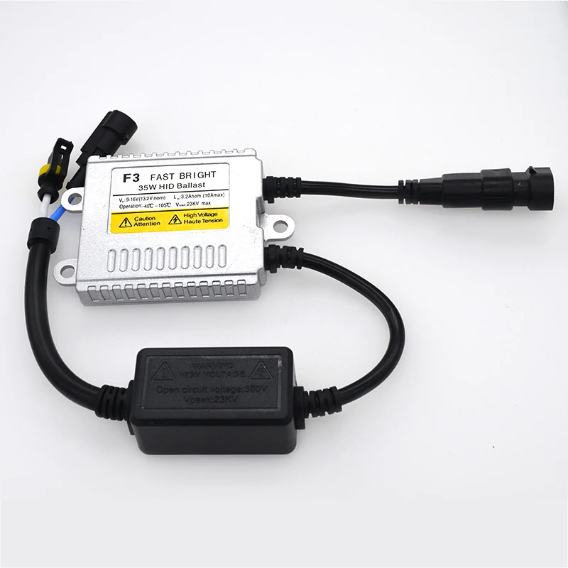 12V AC 35W тонкий HID ксеноновый балласт F3 Быстрый старт электронный конверсионный для