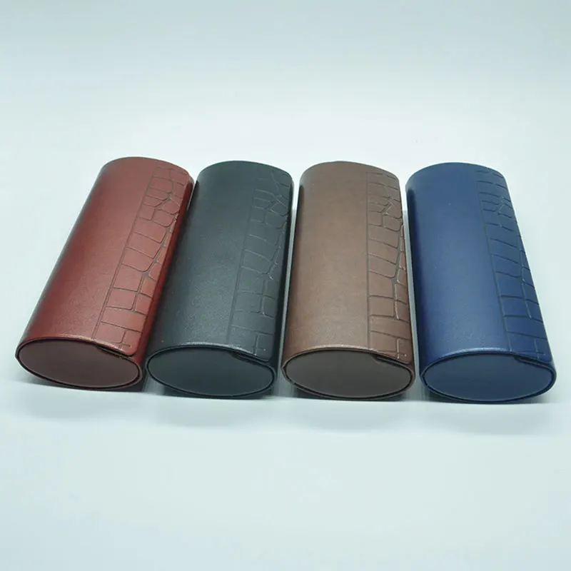 Мужской Кожаный Чехол для очков водонепроницаемая жесткая оправа Женский чтения