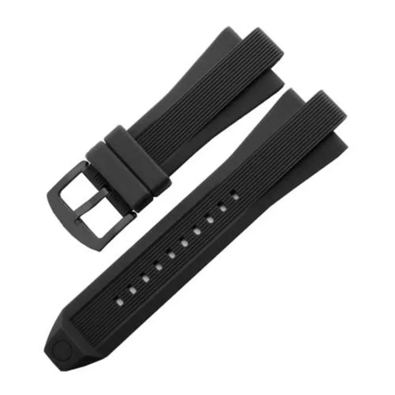 Водонепроницаемый силиконовый ремешок для наручных часов с пряжкой язычком
