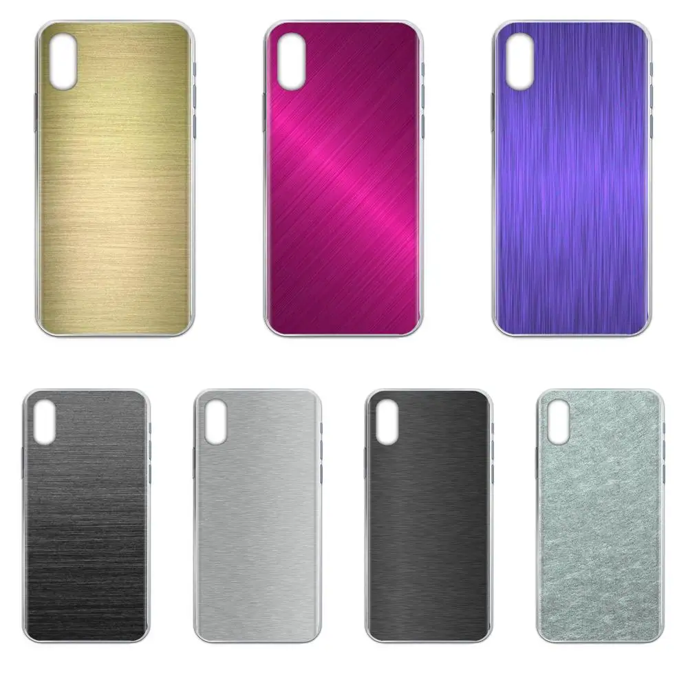 Стильный чехол из ТПУ с матовой металлической текстурой для Galaxy Alpha Note 10 Pro A10 A20 A20E