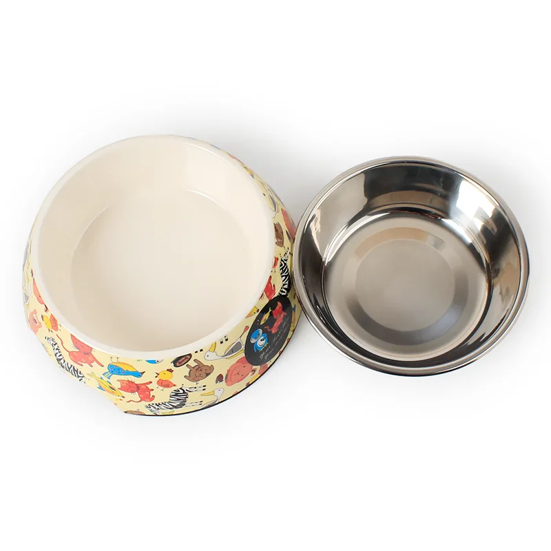 Супердизайнерская новая миска для животных из меламина нержавеющей стали милая