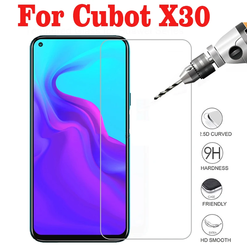 Закаленное стекло с полным покрытием клея для Cubot X30 Оригинал 9H