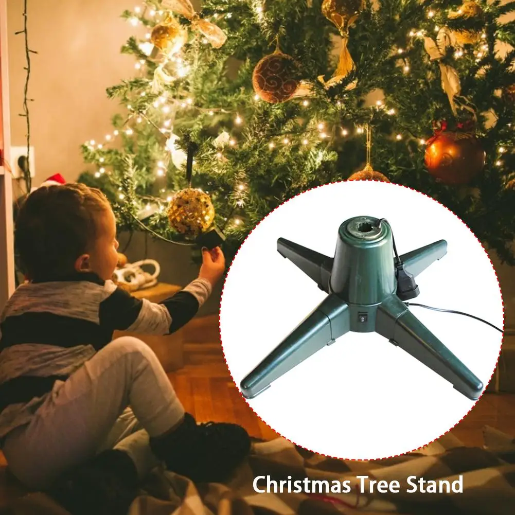 

50cm Christmas Tree Stand For 5.9ft To 6.9ft Artificial Tree 360 Degree Electric Rotating Christmas Tree Stand With 3 Settings