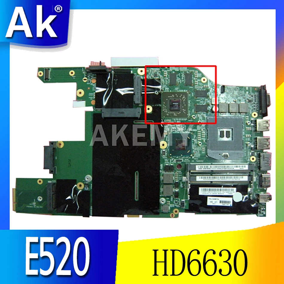 

For Lenovo ThinkPad E520 notebook motherboard PGA988B HM65 GPU HD6630M DDR3 100% test work