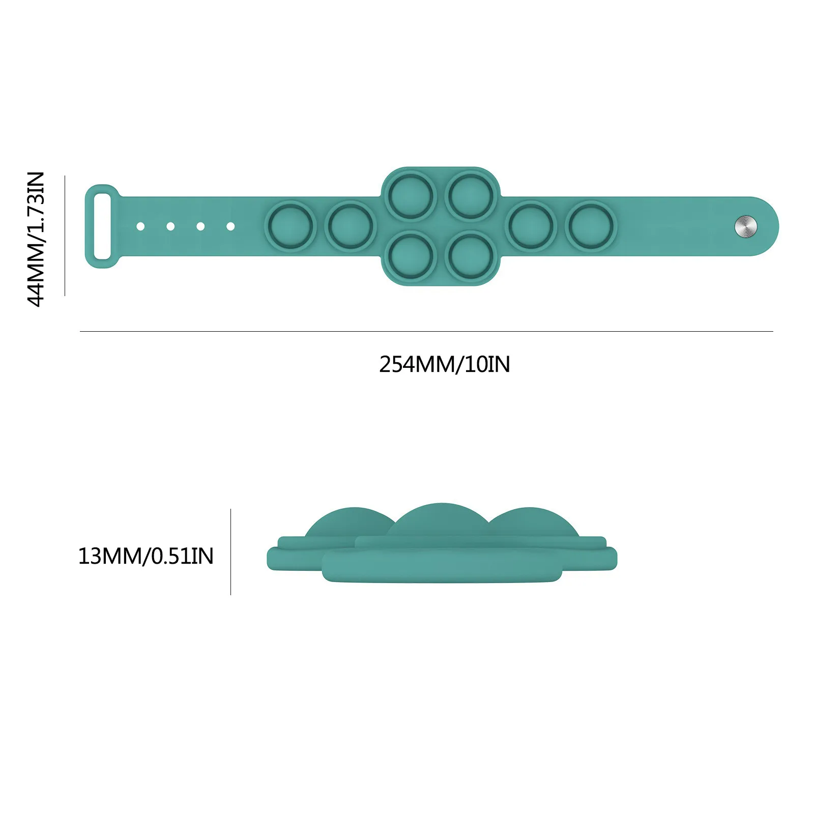

Fidget Toys Decompression Sports Bracelet Bubble Sensory Toy Squishy Stress Reliever Toy Adult Kid Funny Anti-stress Toy Gift