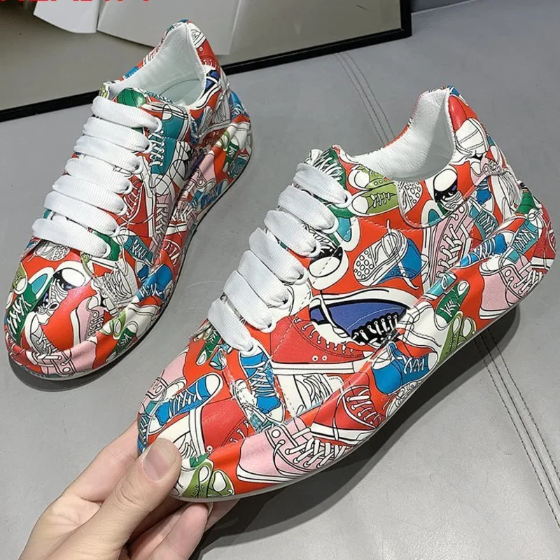 

Женские кроссовки на платформе, повседневные кроссовки с вулканизированной подошвой, модель Q172, 2021