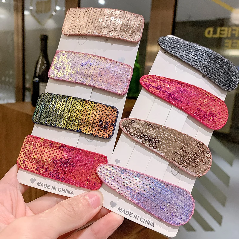 M MISM INS ручная работа цветные заколки для волос с блестками женские модные