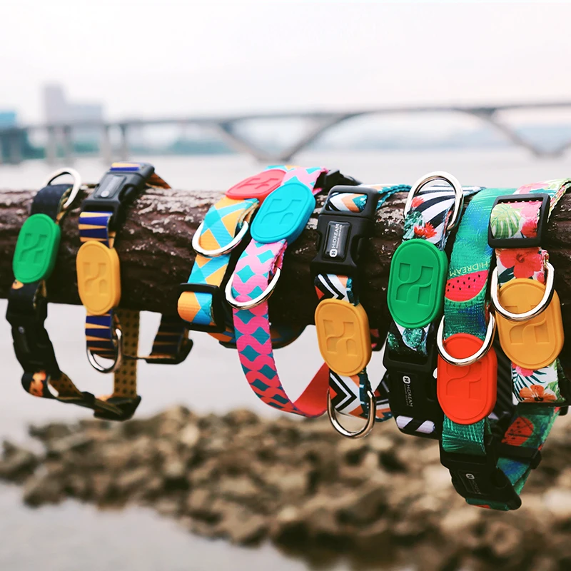 Free Hands Dog Leash Collar Breakaway Quick Release Pet Puppy Big Harness High Quality Colorful Sunshine California Series | Дом и сад