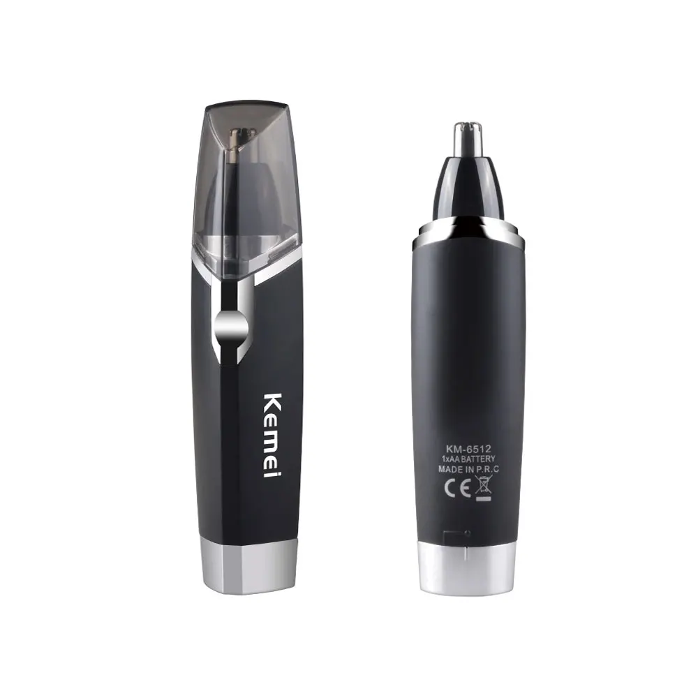 Новый электрический триммер для волос в носу от Kemei мужской мытья носа ушей