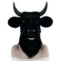 can move mouth bull mascot costume fursuit cosplay animal party game fancy dress