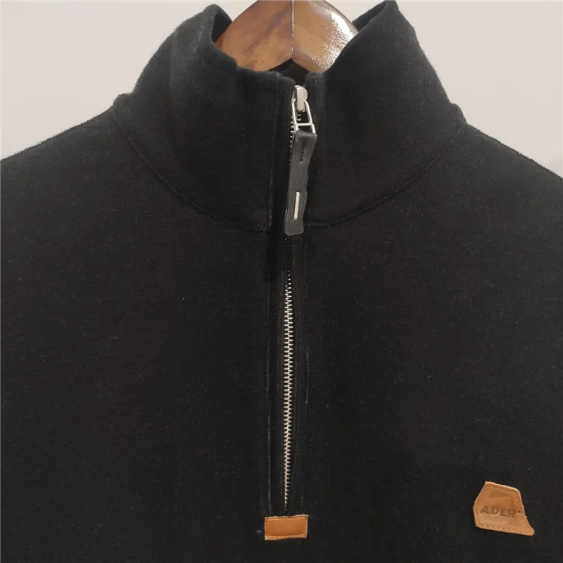 

Turtleneck Zipper cardigan ADER ERROR Sweatshirts Men Women 1:1 High Quality Adererror Crewneck Hoodie