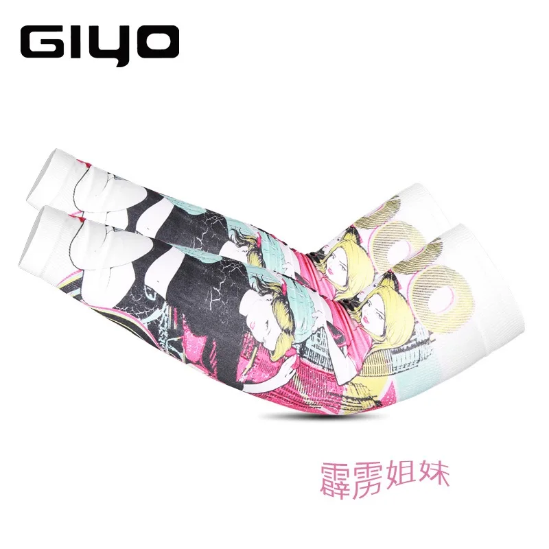 Style 8 Giyo дышащие быстросохнущие велосипедные гетры для рук, велосипедные рукава, защита от ультрафиолета, для альпинизма, спорта на открытом воздухе, нарукавники - Цвет: Style 8