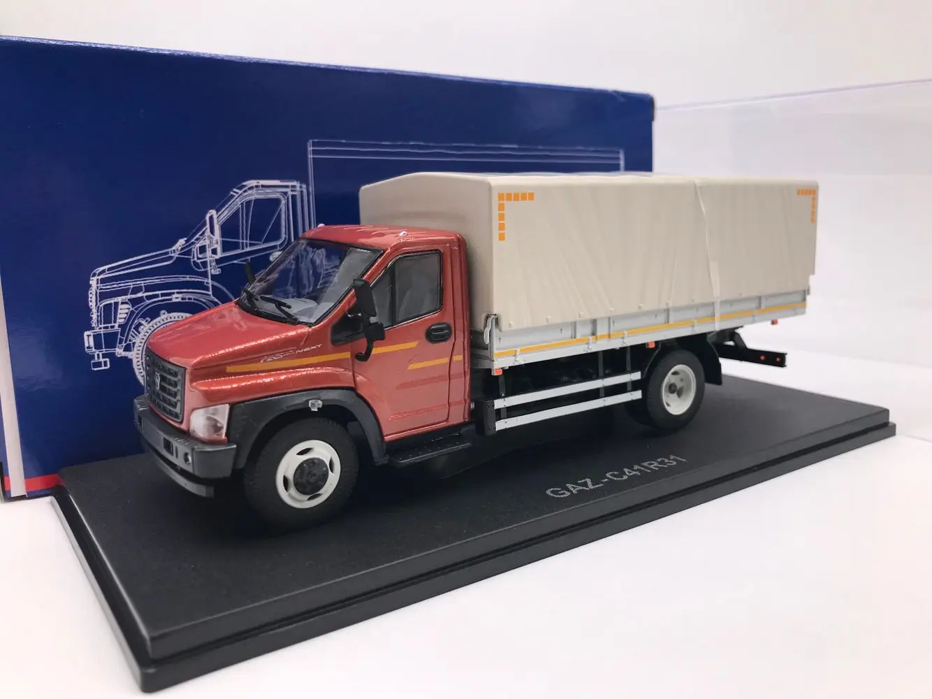 Оригинальные фабричные по цене производителя 1:43 GAZ-C41R31 сплав игрушечный