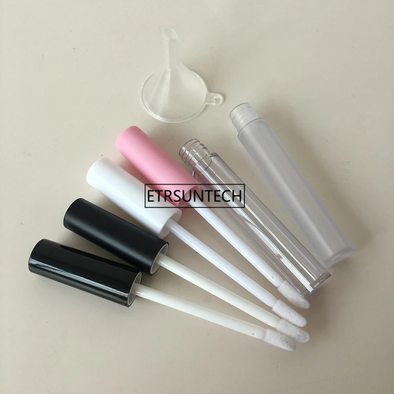 Пустой элегантный прозрачный матовый контейнер для губ пухлая туба блеска F2134 |