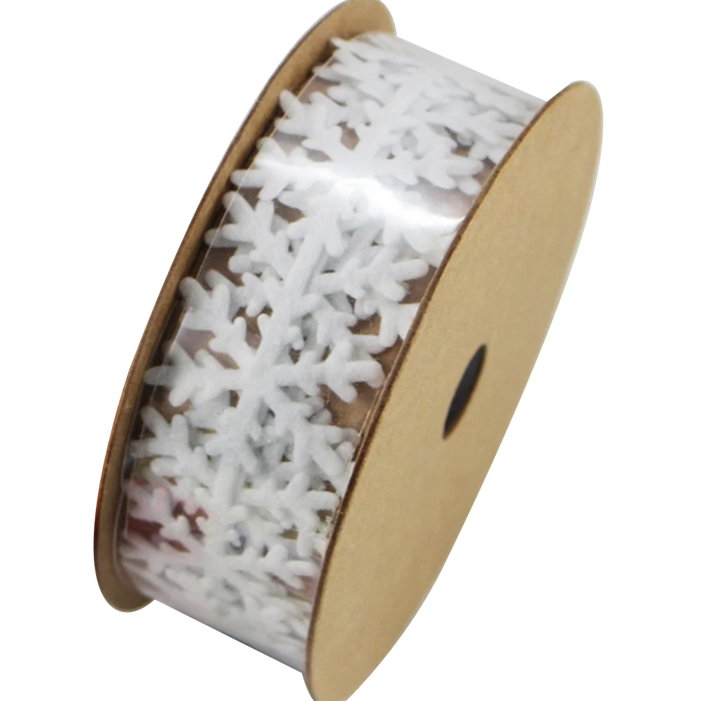 

Sewing Craft Felt Lace Trim Embellishment Snowflake Ribbon DIY Sewing Felt Garlands Non-Woven Fabric Appliques Home Decoration