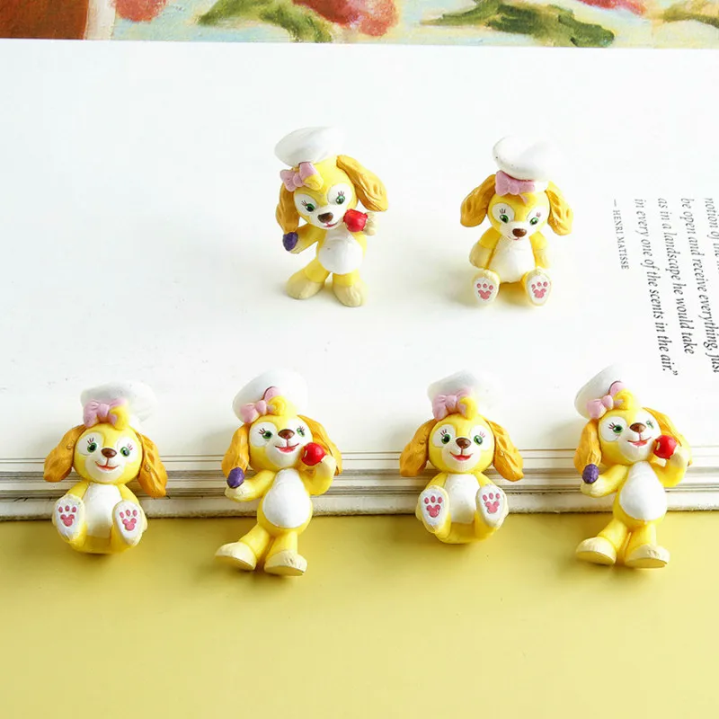 Симпатичный медведь шеф повар собака желтая кукла щенок Сделай Сам ювелирные