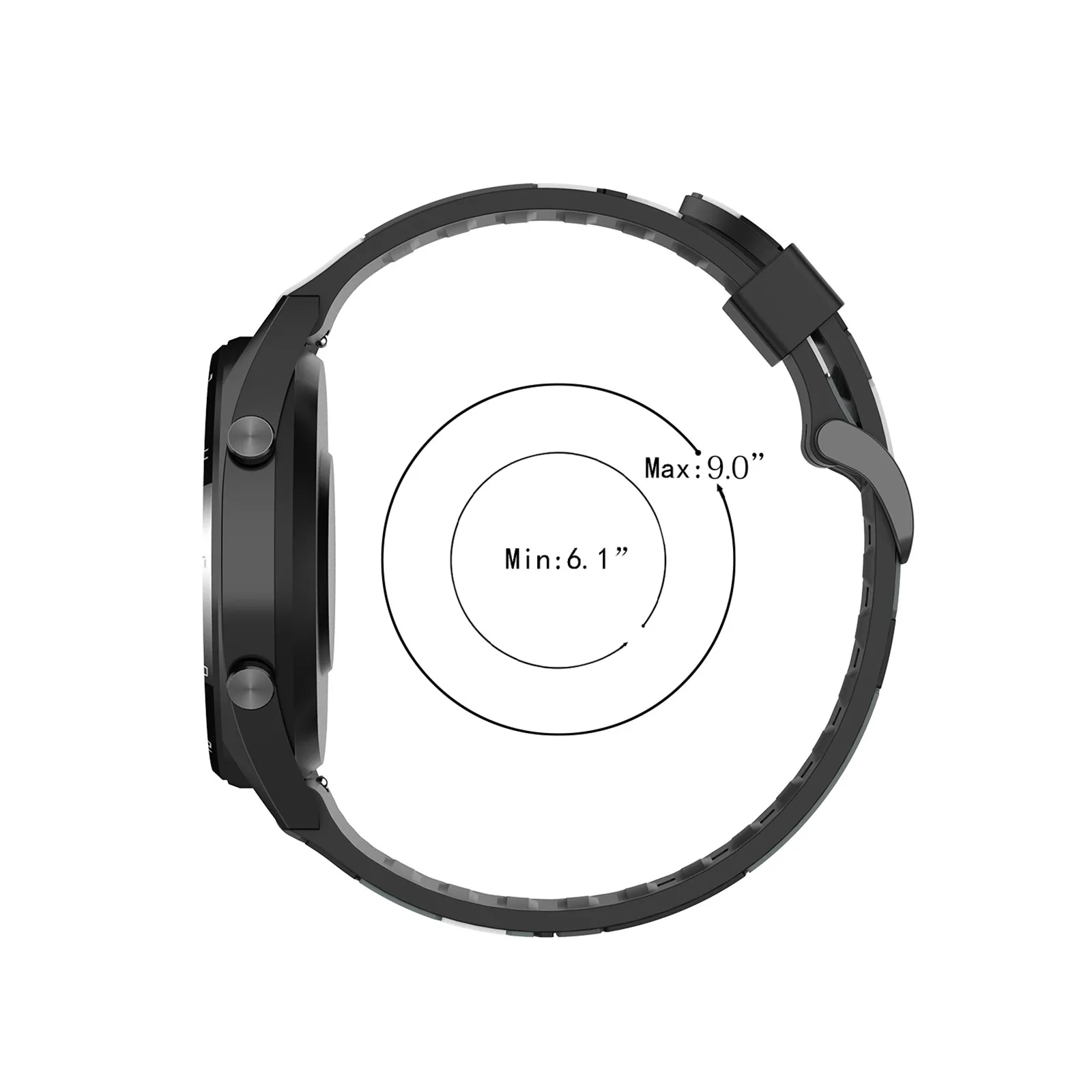 Модный Камуфляжный ремешок унисекс для Huawei Magicwatch 2 /pro силиконовый регулируемый