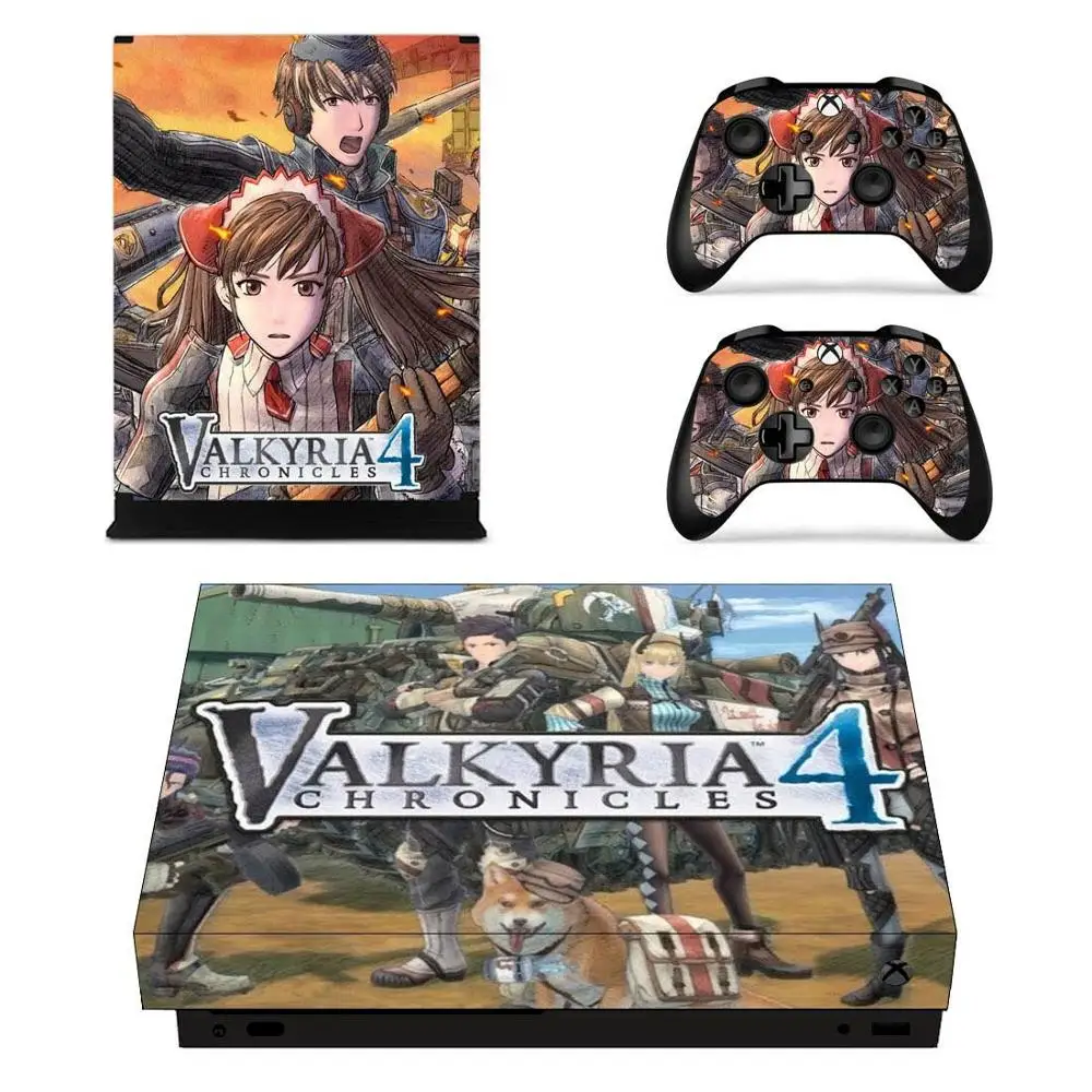 Valkyria Chronicles 4 стикер s для Xbox One X виниловые наклейки на кожу Наклейки Обложка Pegatinas