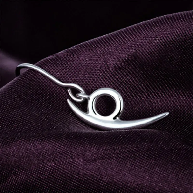 Серьги гвоздики из серебра 925 пробы в японском стиле|Серьги-подвески| |