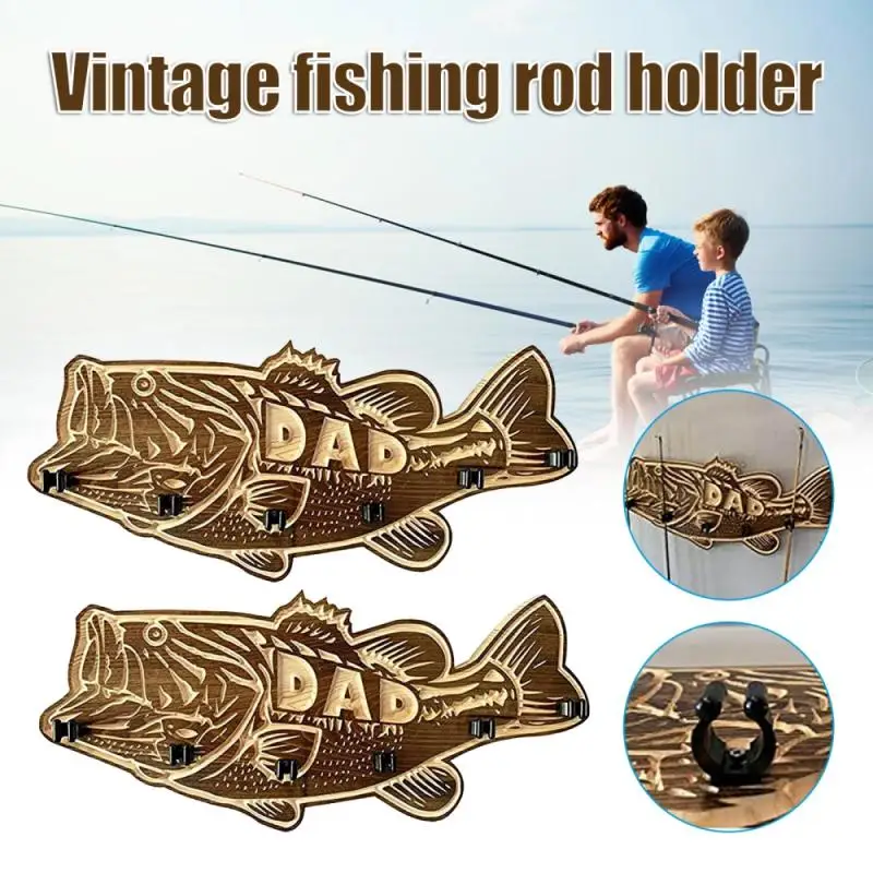 

HOT! Fishing Rod Holder Wooden Large Carp Stand For Fishing Rod Retro Fishing Rod Bracket Fishing Rod Accessories Fishing Tools