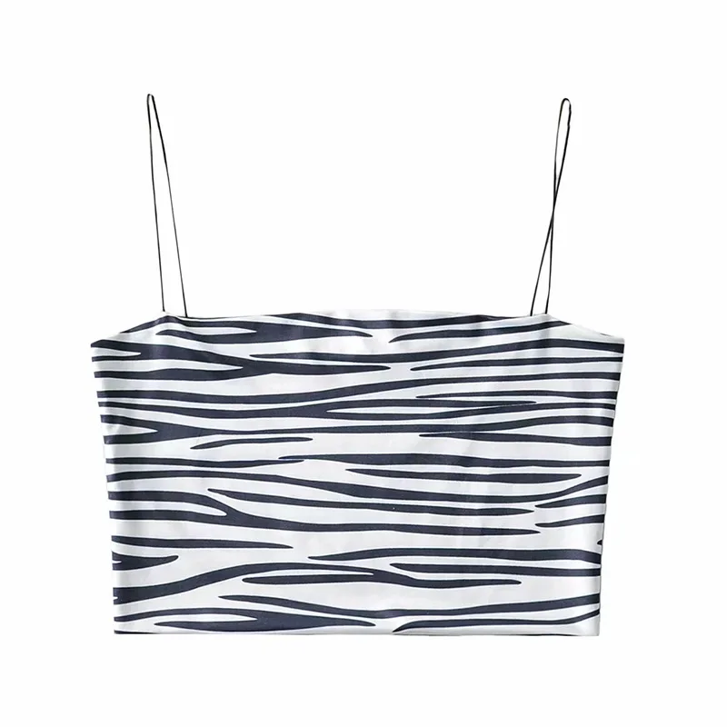 

Zebra Pattern Flat Waistcoat for Women To Wear In Summer DLDD495