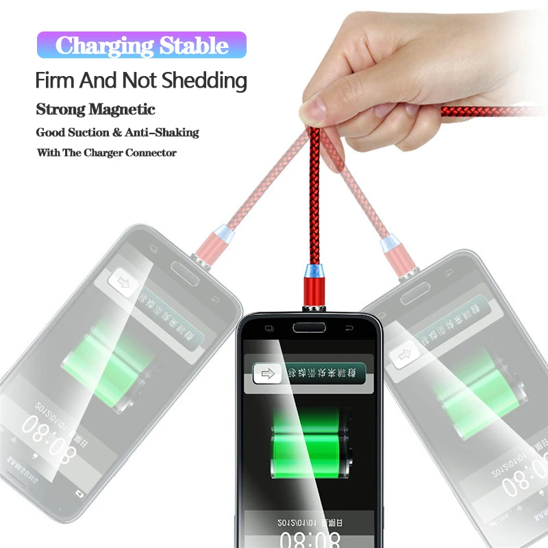 Магнитный usb кабель для быстрой зарядки адаптер type C магнитное зарядное