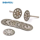 20 мм 10 шт алмазные режущие колеса пилы отрезать НАБОР ДИСКОВ роторный инструмент Замена используются для шлифования камня Стекло керамика