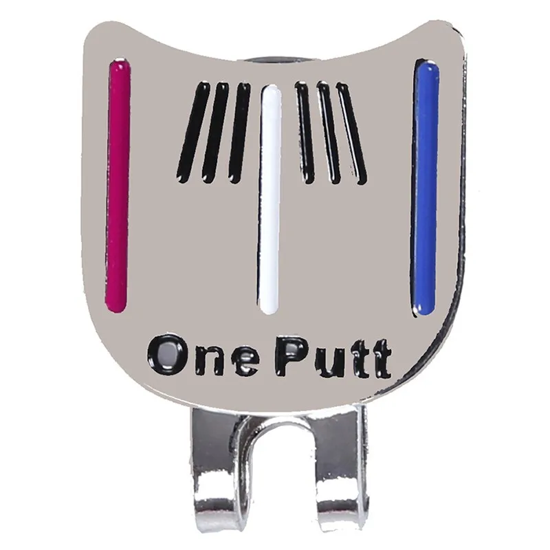 One Putt Golf инструмент для выравнивания шариковый маркер магнитная Заколка шляпка