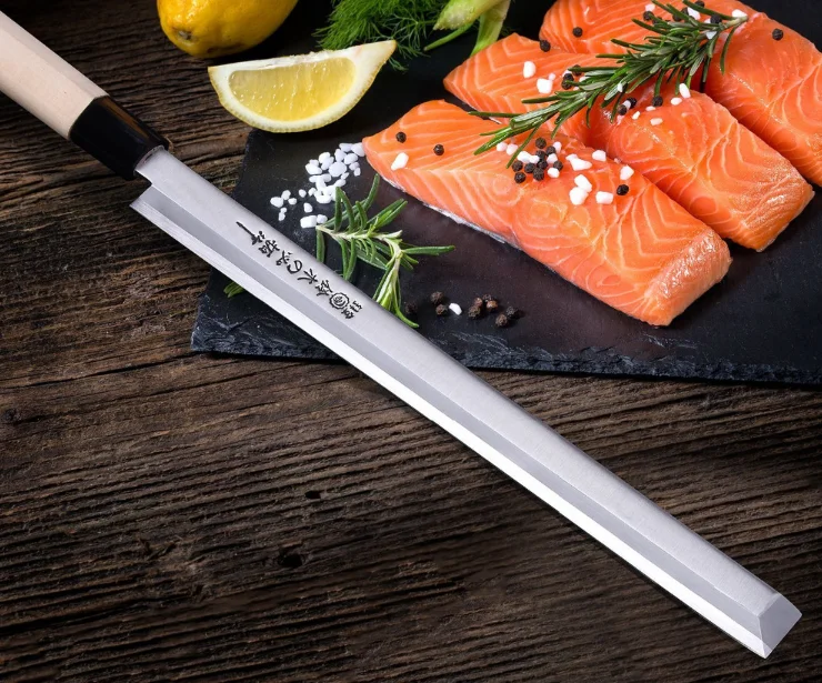 Профессиональные столовые приборы TUO японский нож для нарезки сашими из
