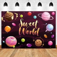 yeele birthday party cartoon sweet world lollipop donuts photography backdrop photographic decoration backgrounds photo studio