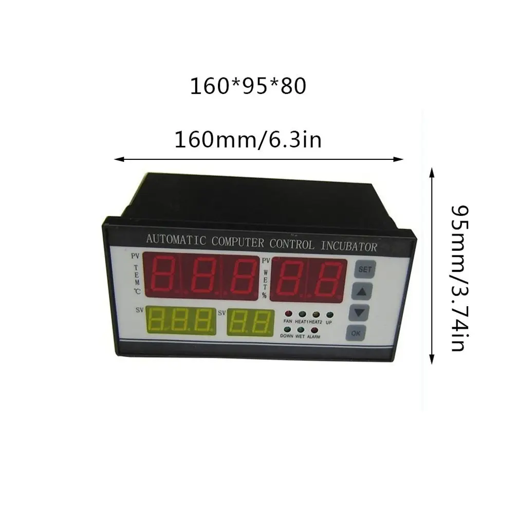 

Xm-18 Egg Incubator Controller Thermostat Full Automatic Control With Temperature Humidity Sensor Probe