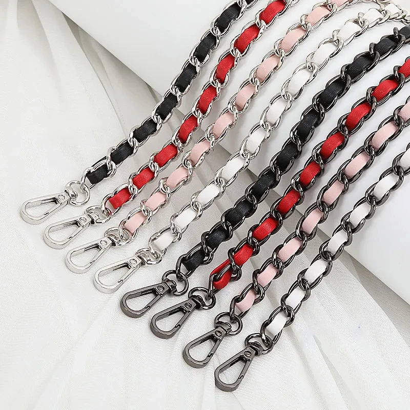

DIY Nylon Bag Strap For Women Metal Bag Chain Women's Shoulder Bag Crossbody Messenger Handbag Handle Straps Accessories For Bag