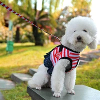 adjustable dog harness pet leash puppy walking rope nylon breathable mesh cat collar dog training harnesses puppy products