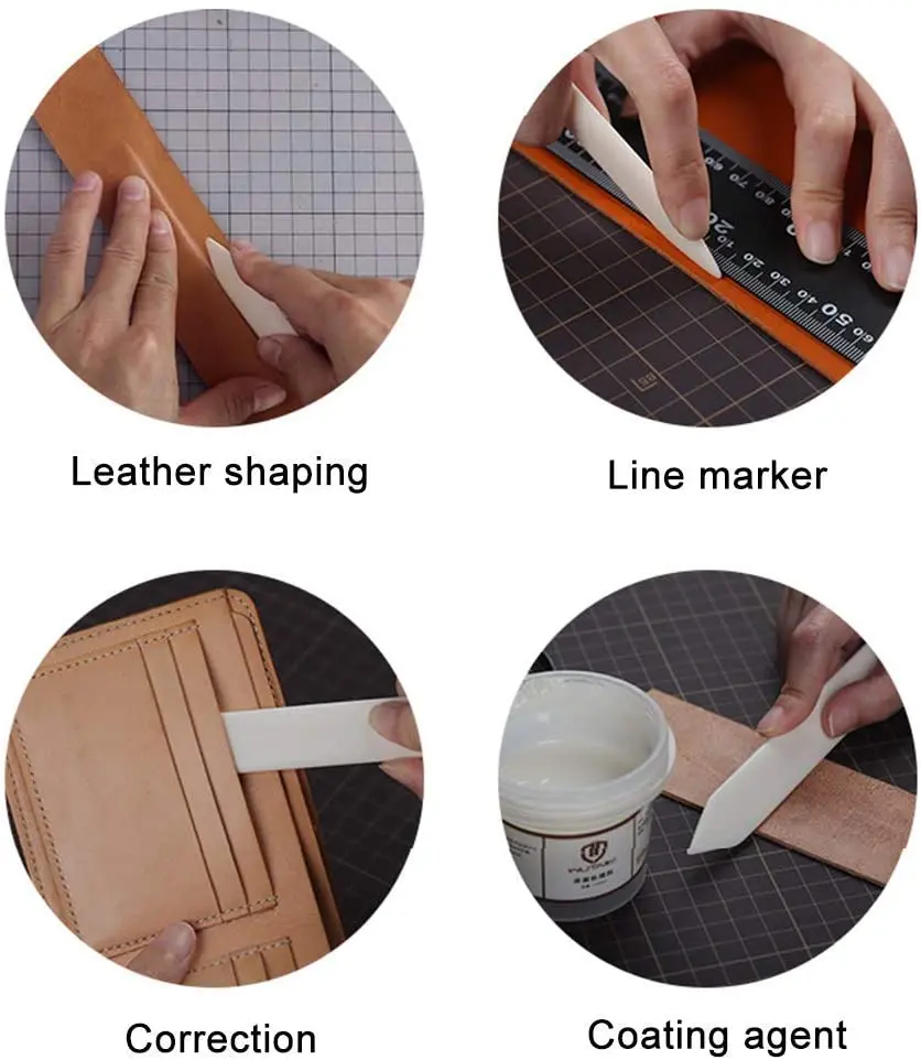 

LMDZ Real Bone Folder, Origami Paper Creaser Scoring Tool and Paper Crafting Supplies with Scrapbooking