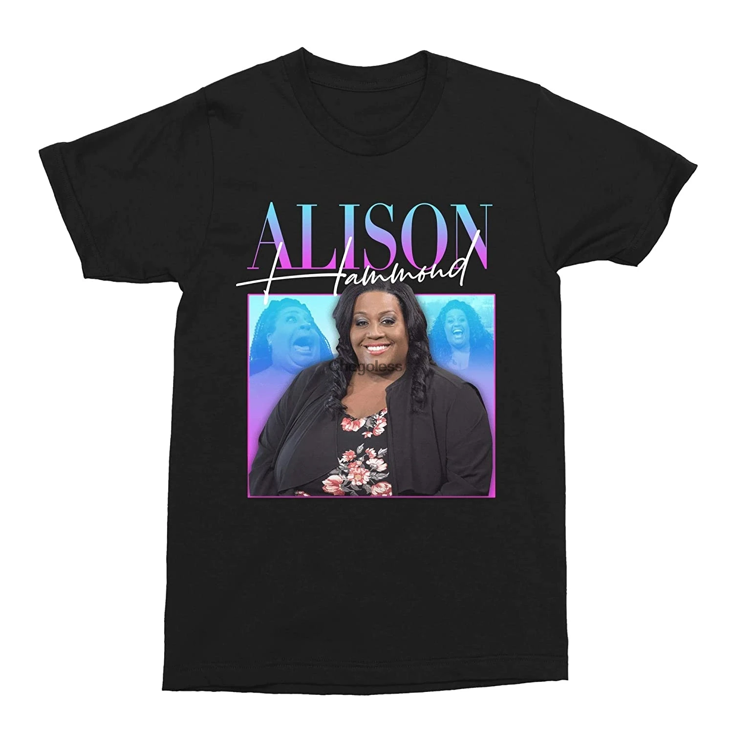 

AlisonHammond This Morning Unisex Vintage Throwback TShirt Women Men Clothes Tops Short Sleeve T Shirt Size S4xl Black