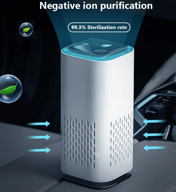 

Очиститель воздуха для дома, HEPA-фильтры, USB-кабель, низкий уровень шума