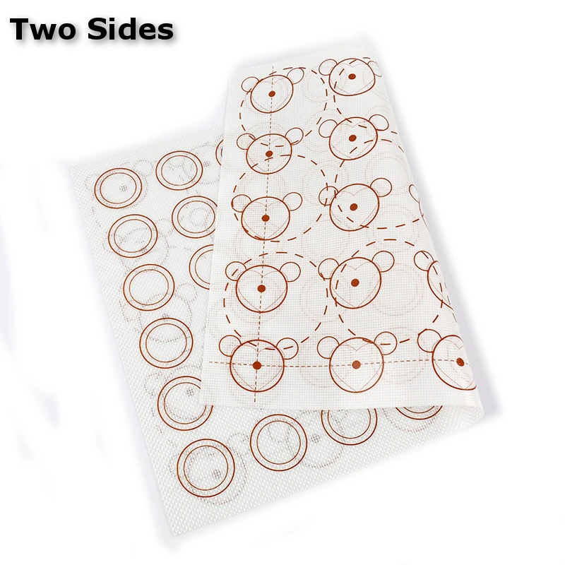 Силиконовая выпечка пирожных макарон коврик антипригарная Макарон бумага