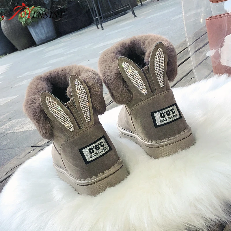 

2021 New Women Winter Snow boots velvet Padded ShoesBoots Outdoor fur Keep Warm Shoes Female Solid Casual Boots