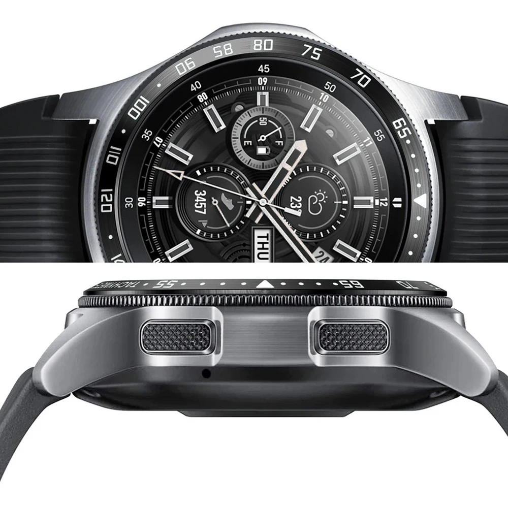 Чехол для умных часов из нержавеющей стали Samsung Galaxy Watch 46 мм/42 мм с рамкой frontier Dial