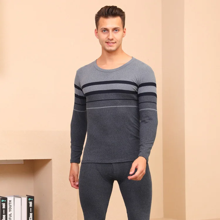 Термобелье костюм для мужчин размера плюс 3XL бархатные Утепленные зимние