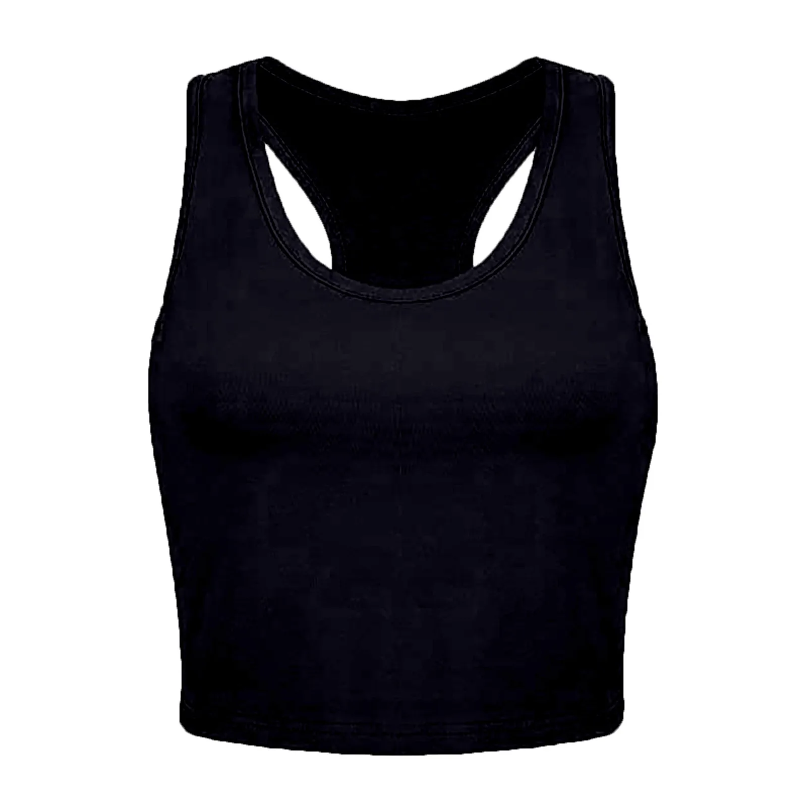 

Sexy Camisole Women's Tops 4 Pieces Basic Crop Tank Tops Sleeveless Crop Sport Streetwear Blouse Nightclub Clubwear Vest D4