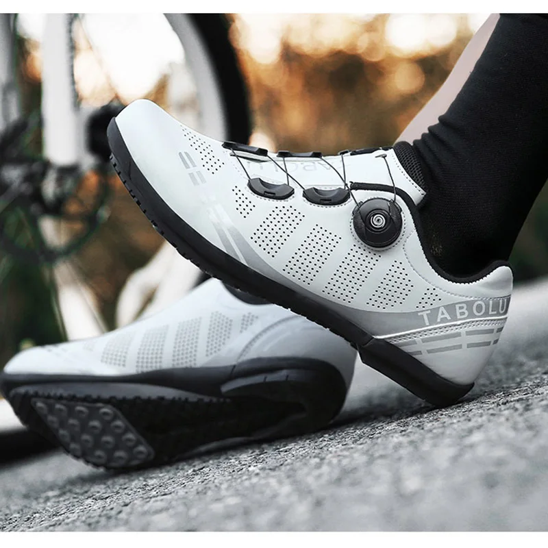 

Велосипедная обувь, кроссовки для горных и дорожных велосипедов, самоблокирующаяся Ультралегкая дышащая женская и мужская велосипедная об...